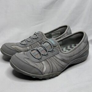 Skechers Breathe Easy Proud Moment Womens 7 Gray Relaxed Fit Comfort Walking